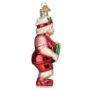 Pickleball Mrs. Claus Glass Ornament – Old World Christmas